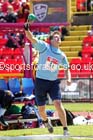 Senior boys shot putt, English Schools Track and Field. Photo: David T. Hewitson/Sports for All Pics